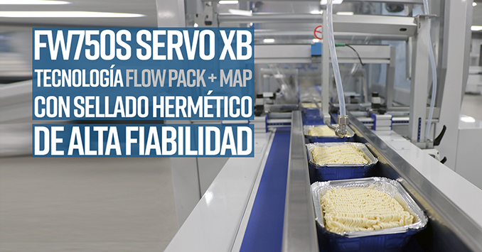 🍪 Envasadora horizontal Flow Pack con sellado hermético.